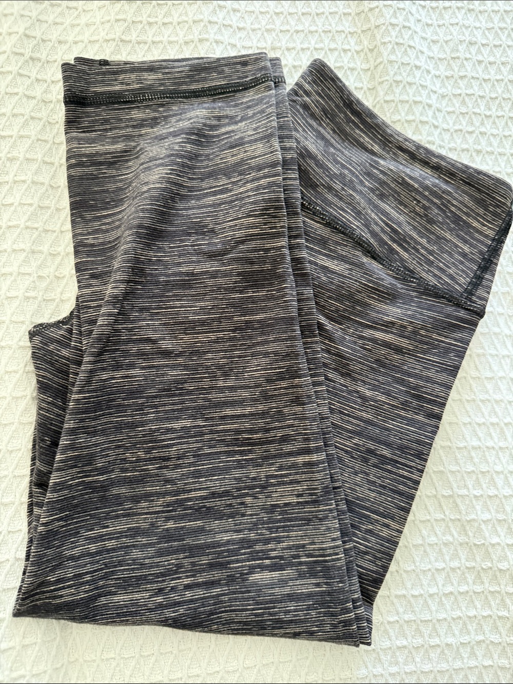 Women’s lululemon size 8 wee are from space black/brown/grey low rise crops